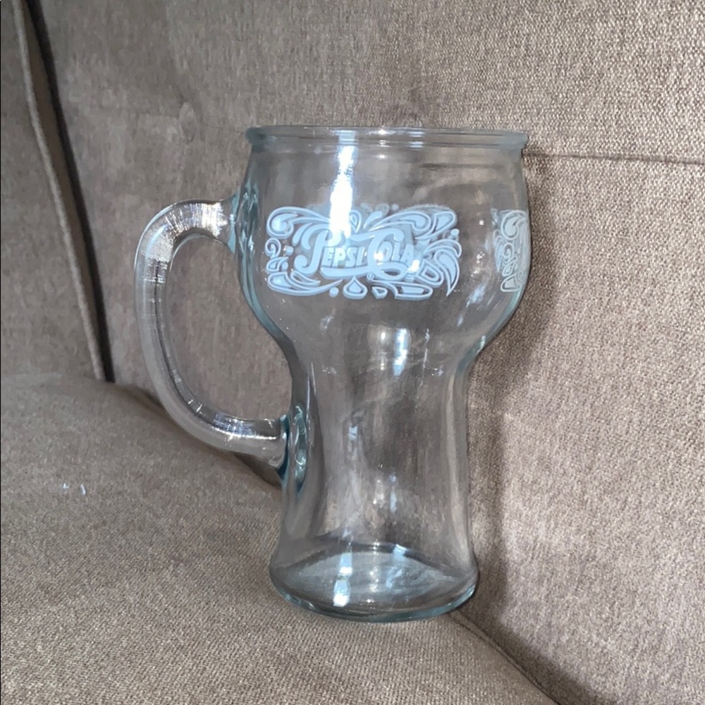 Pepsi Cola Glass Mug